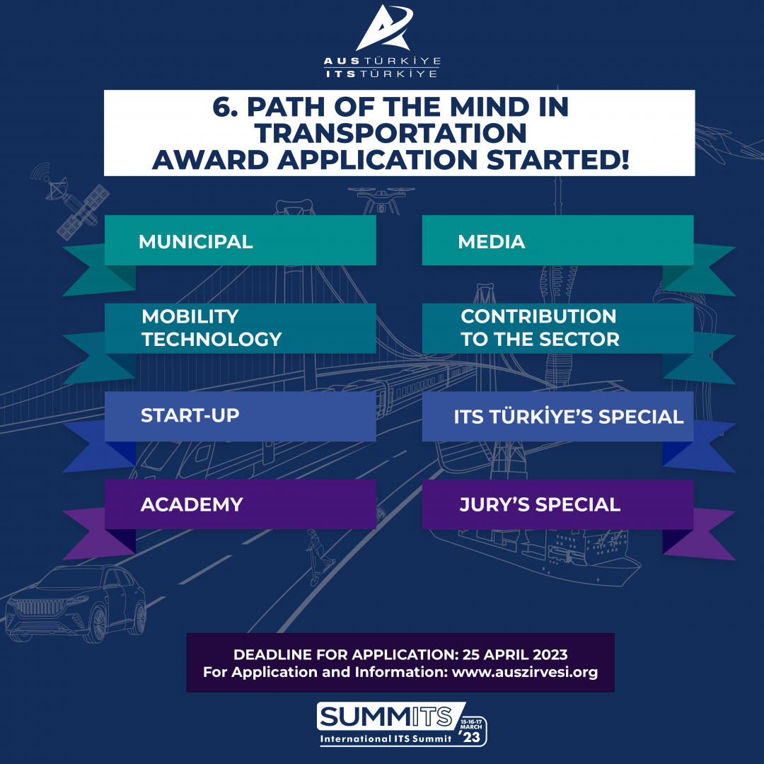 Path of the Mind in Transportation Awards Application Started
